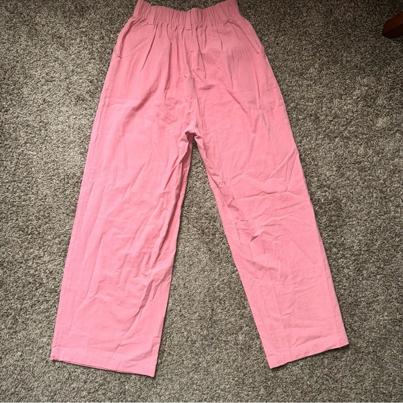 Women's Halara wide leg pink pants size XS - Picture 2 of 9